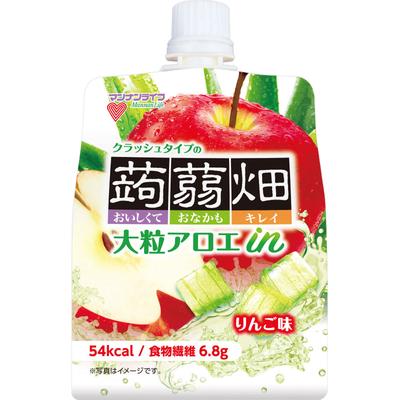 mannan life Grand Aloe en Gelée de Konnyaku Écrasé Pomme des Champs 150g Gelée de Konjac des Champs Konjac des Champs