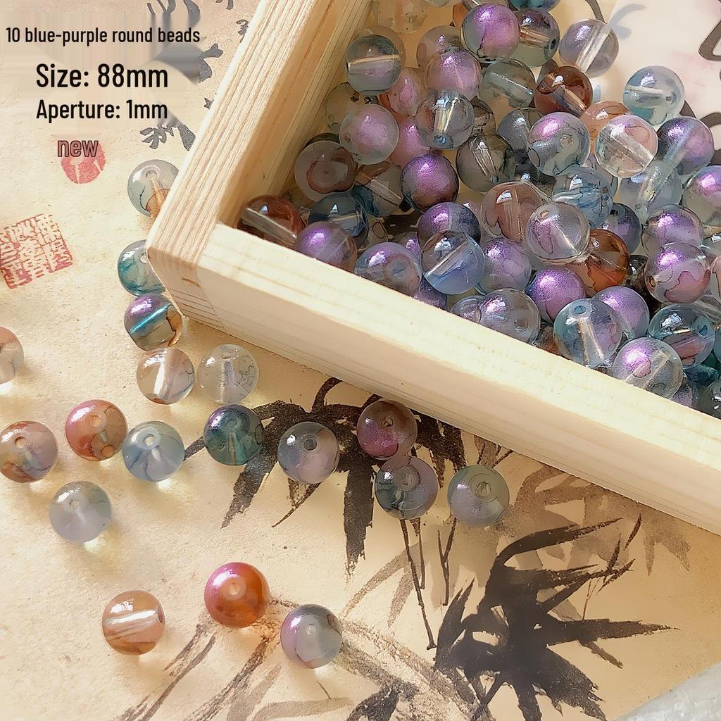 Chinese Bamboo Lampwork Spacer Beads for DIY Jewelry
