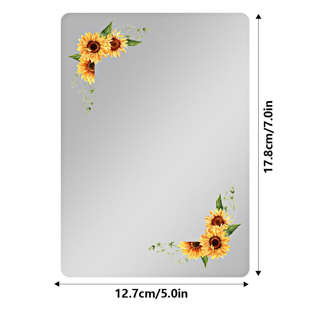 Silné magnetické zrcadlo do skříňky pro školu, kancelář, koupelnovou skříňku, lednici, akrylové zrcátko na líčení, dárek pro dospívající dívky