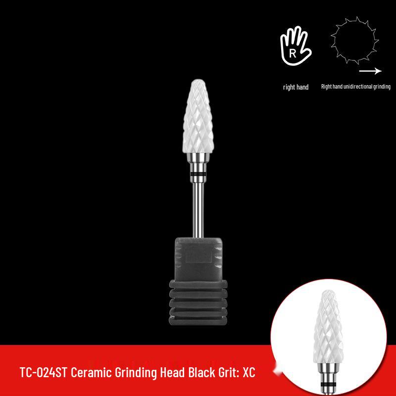 Single Bullet-Shaped Ceramic Nail Grinding Head 2.35