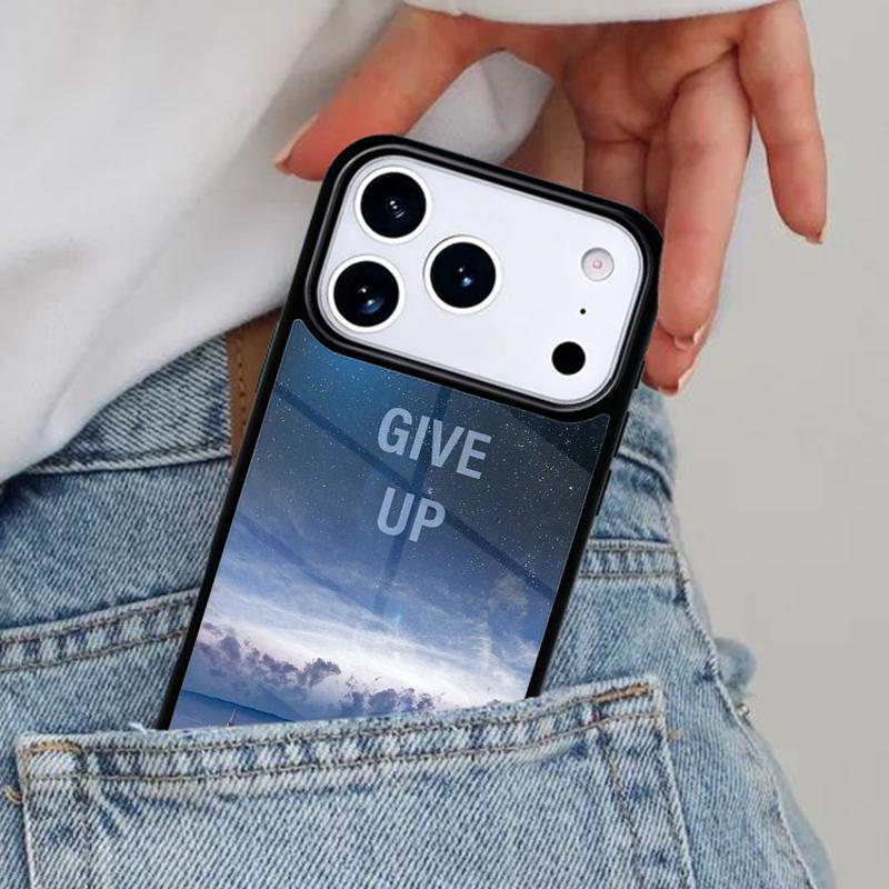 

Никогда не сдавайся Чехол для телефона для iPhone 17ProMax 12 13 14 15 16e 17 Pro Max Plus Air Cover iPhone 13