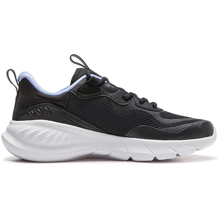 Li-Ning Easy Flex Soft Rebound Breathable Shock Absorption Non-Slip Low-Top Running Shoes Women sneakers Black ARST074-4