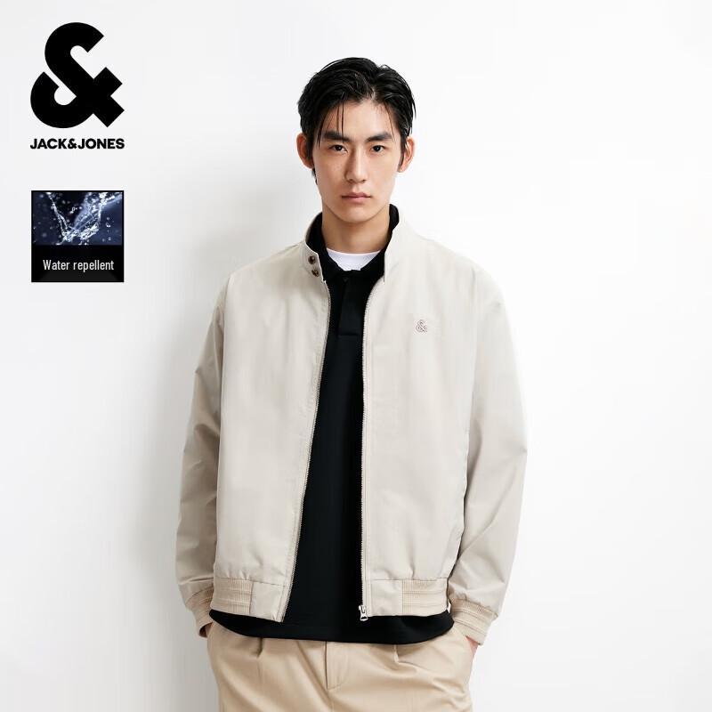 JACK&JONES Men's Waterproof Stand Collar Harrington Jacket 225321066