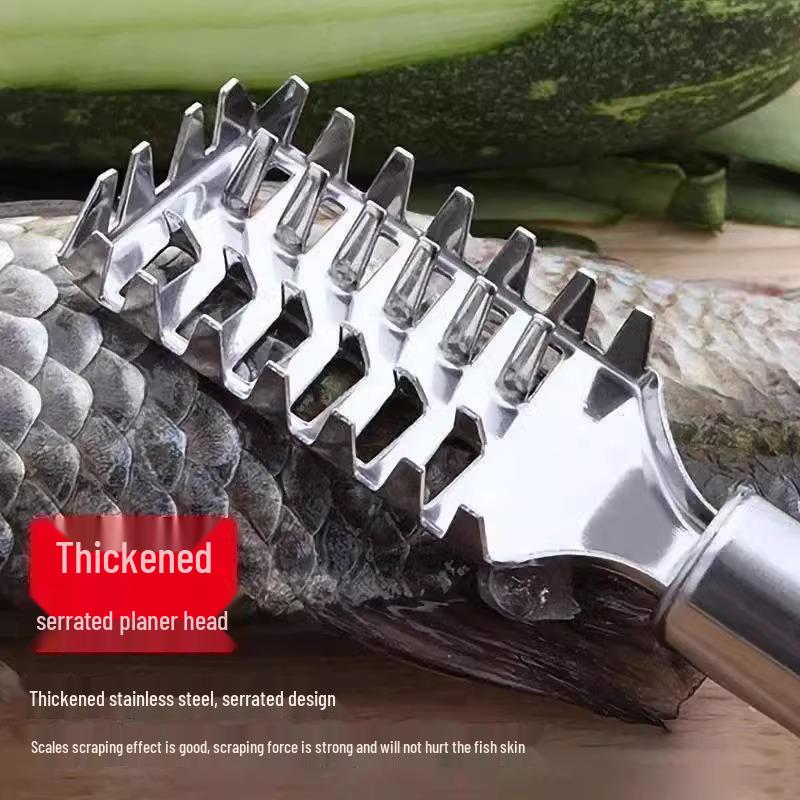 Stainless Steel Dual-Use Fish Scaler & Gill Remover