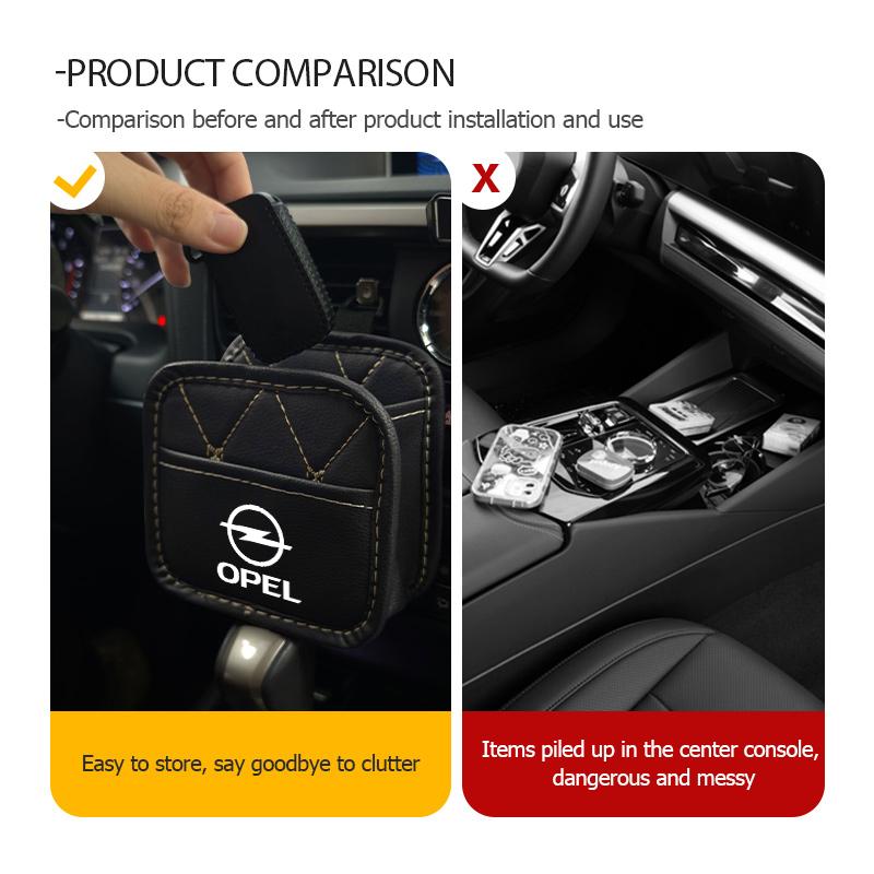 Car Air Vent Storage Pocket Sunglass Holder Coin Key Card Case For Opel Astra G H J K F Corsa D Zafira B Insignia Mokka Regal