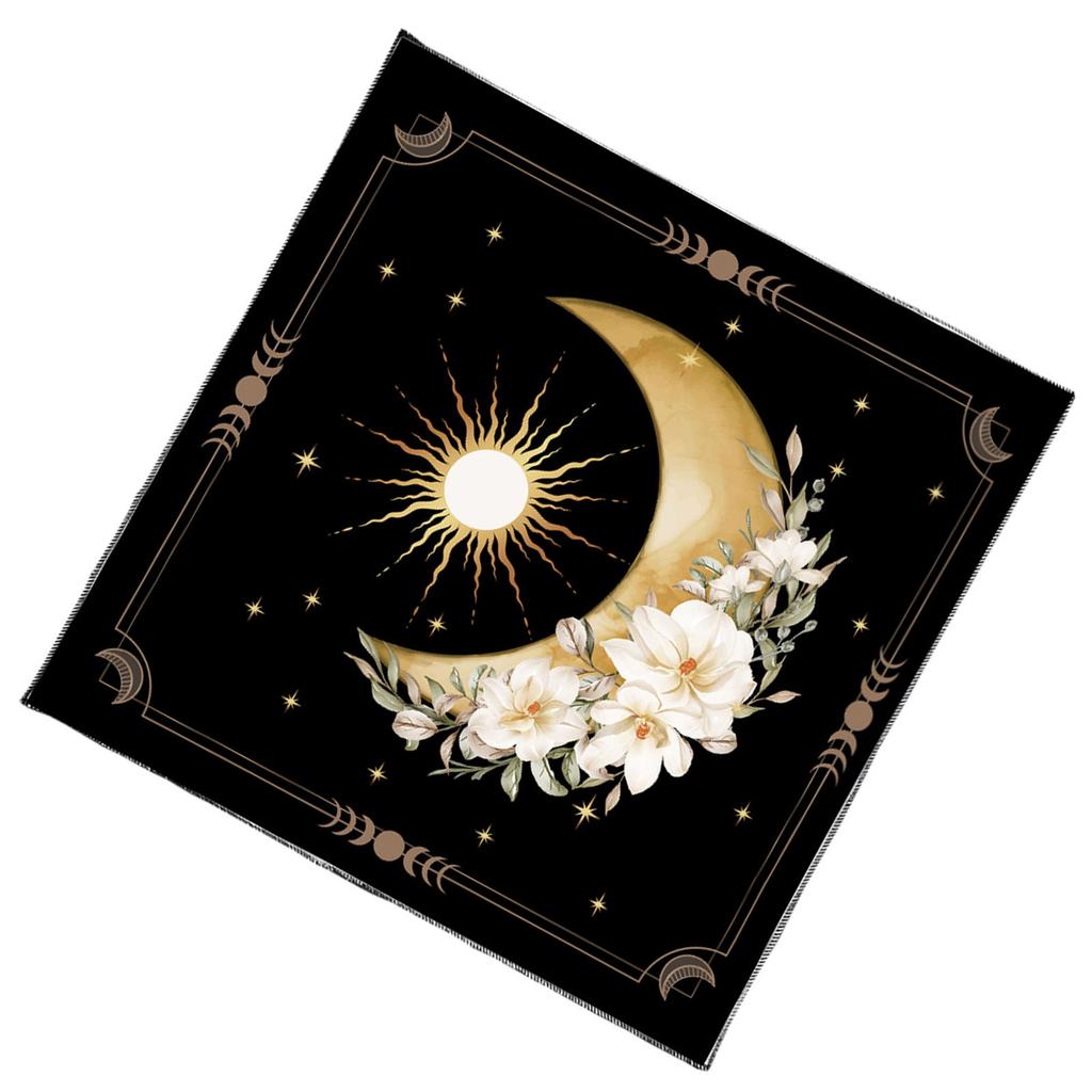 Velvets Tarots Reading Cloth Occult Symbols Artistic Velvets Divination Mats Spiritual Practice Accessory