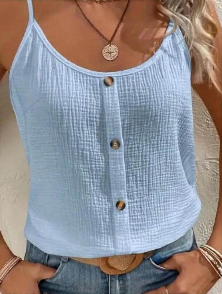 Neues einfarbiges Damen-Camisole-Westchen für Frühling/Sommer