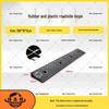Household Rubber Threshold Ramp for Curbs and Slopes: Car and Road Edge Climbing Pad