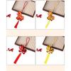 Chinesischer Stil Tierkreis Maskottchen Anhänger Segensstickerei Glücksbringender Duftsack mit Quasten Pferd Räuchersack Autoanhänger