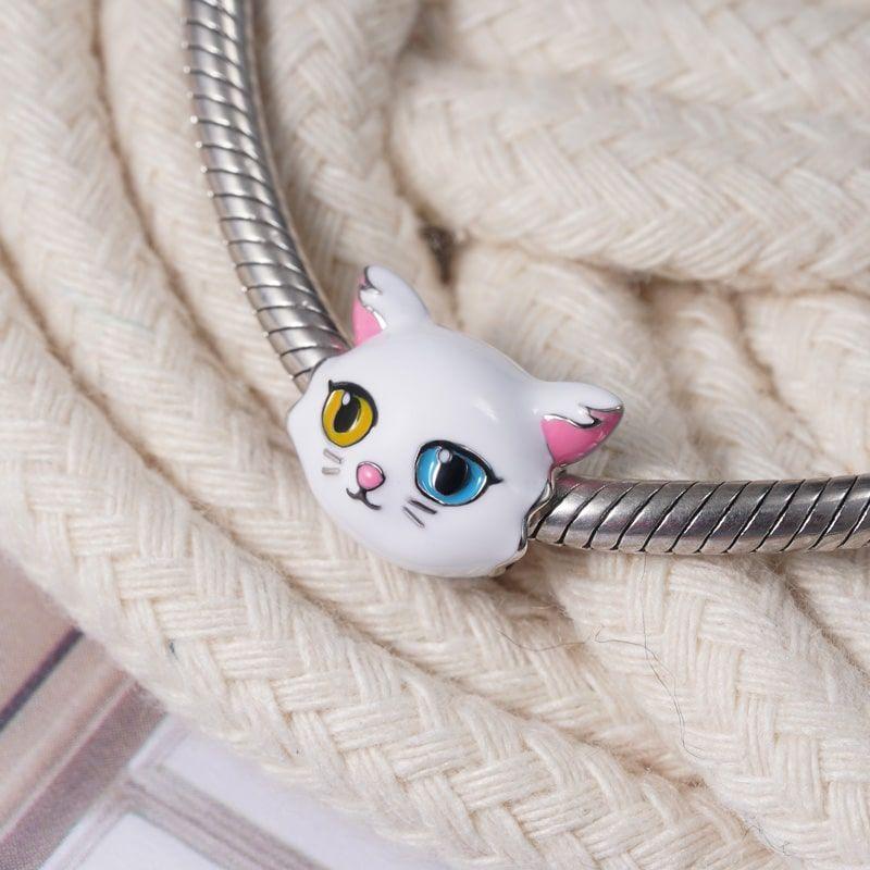 Finecopper Fit Original Bracelet Europe Cute Cartoon Doll Series Dangle Charm Beads Necklace Pendant Diy Women Jewelry Gift