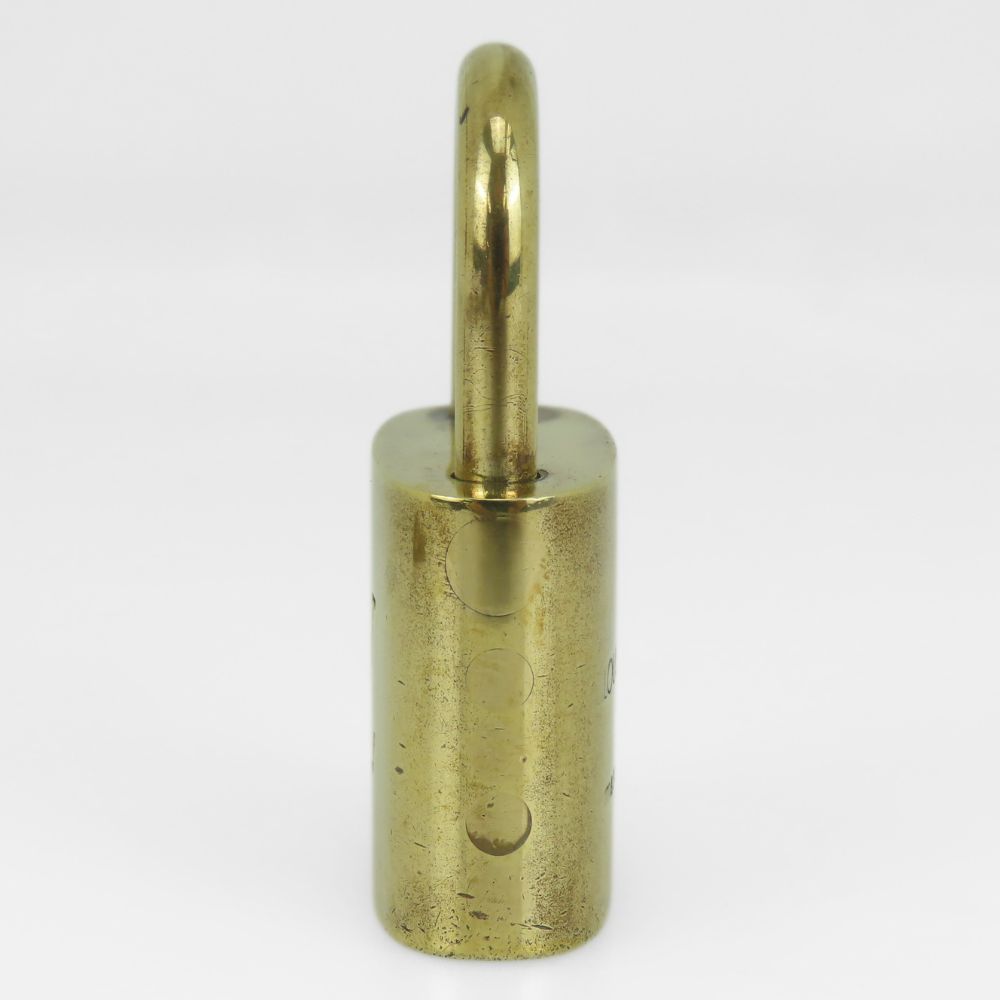 Used LOUIS VUITTON Cadena Key set No.319 metal gold padlock