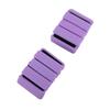 1Pair 2lb Wrist Ankle Weights Silicone Wearable Workout Weights for Exercise Running Fitness Purple