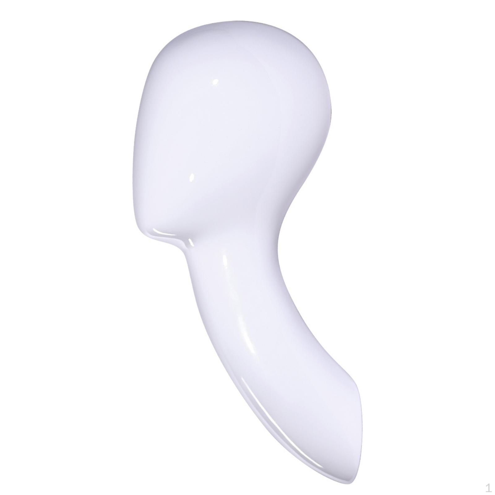 WallMounted Mannequin Head Long Neck Fiberglass Molded White