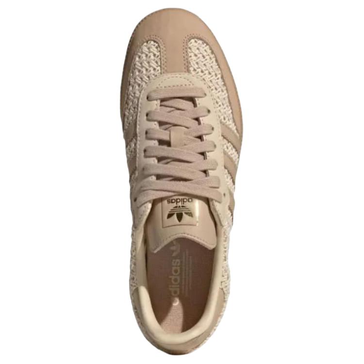 Adidas Samba OG Knit Pack - Sand Strata Women Sneakers Cream Magic-Beige Gum JR9446