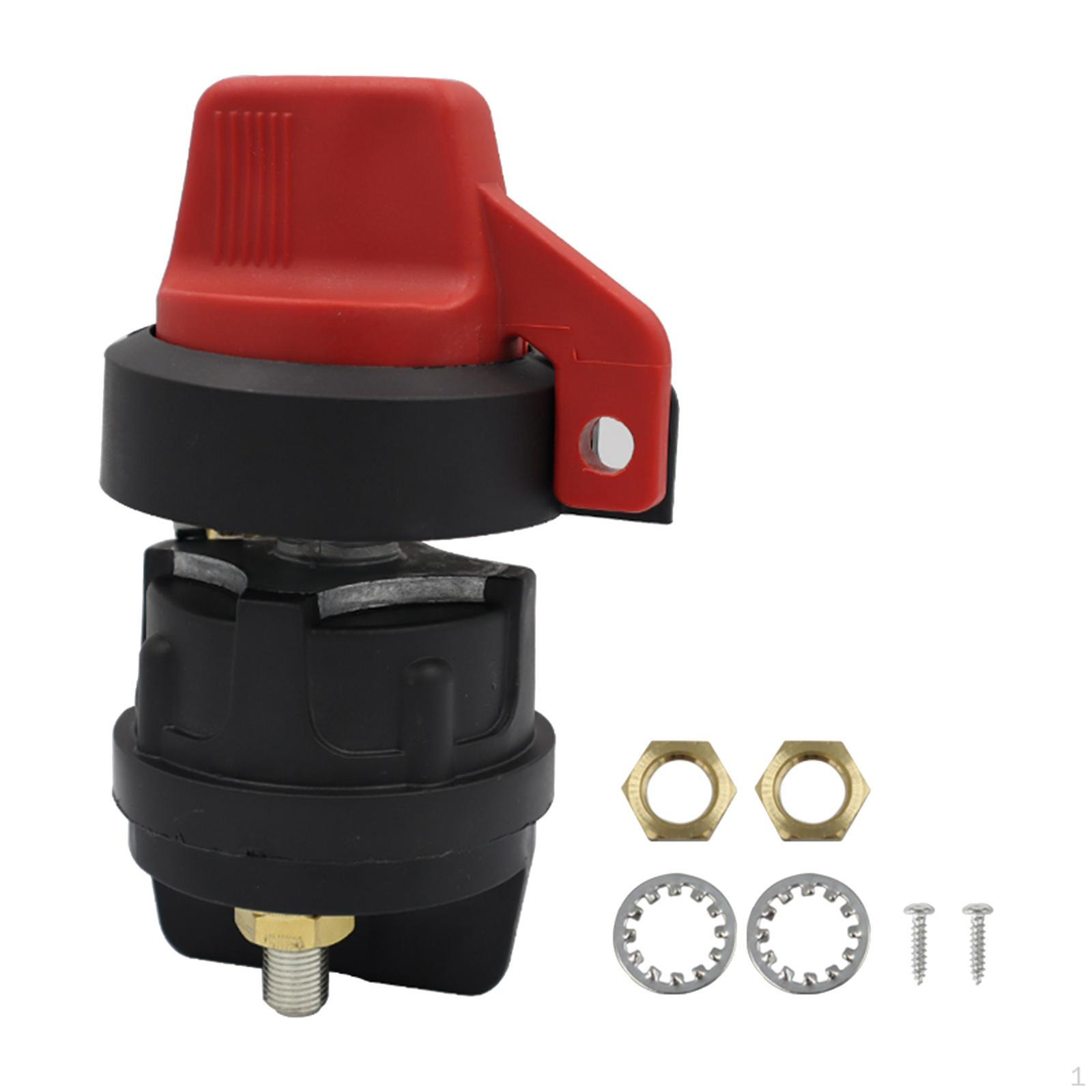 300A 12V Master Disconnect Switch 75920 ,Protects from Hazards During Vehicle Servicing Black/Red