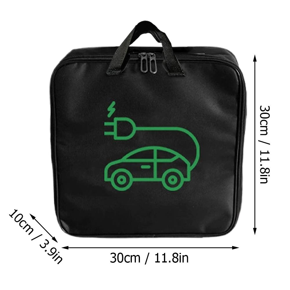 1PCS Electric Car Charger Storage Bag Waterproof Car Battery Cable Handled Bag EV Car Charging Gun Storage Organizer