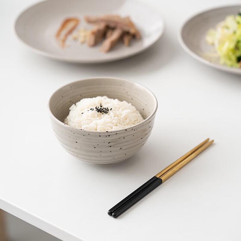 

Starlight Grey Ceramic 6-Piece Rice & Soup Bowl Set