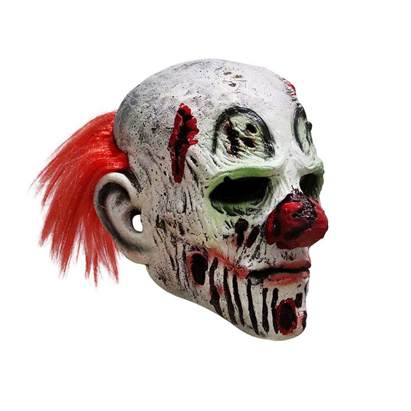 Best-selling Halloween Horror Zombie Clown Mask Party Costume Prop Latex Skull Mask