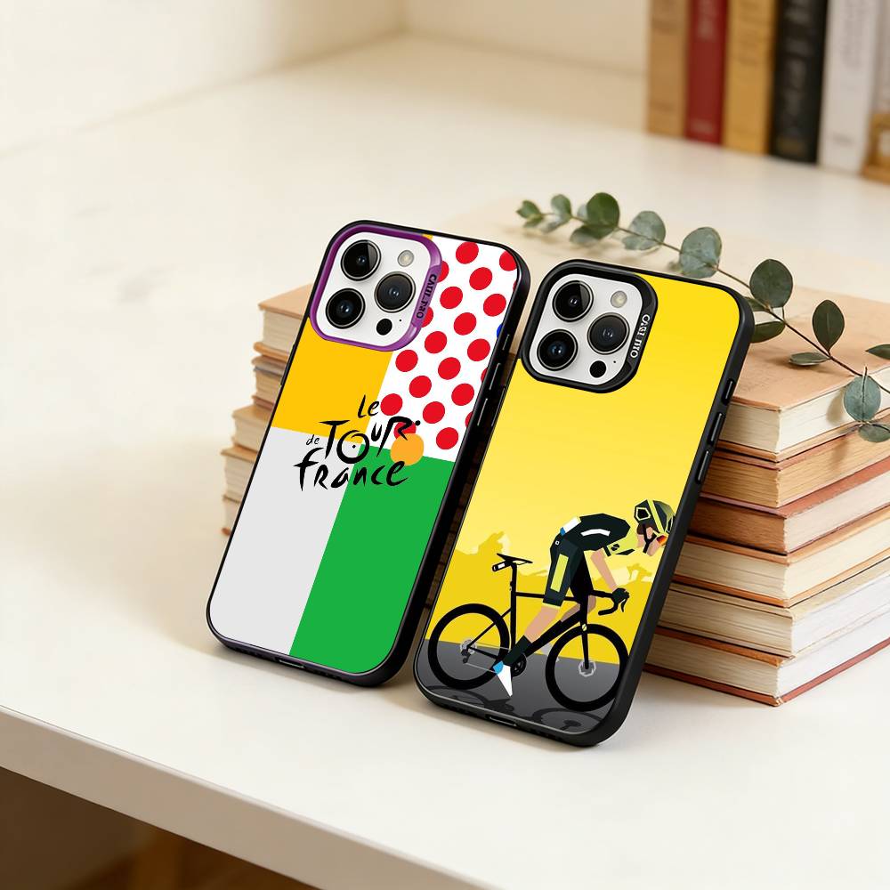 T-Tour de France Phone Case For iPhone 17,16,15,14,13,12,11 Plus,Pro Max,XS,Colorful Silver Phone case Funda Cover