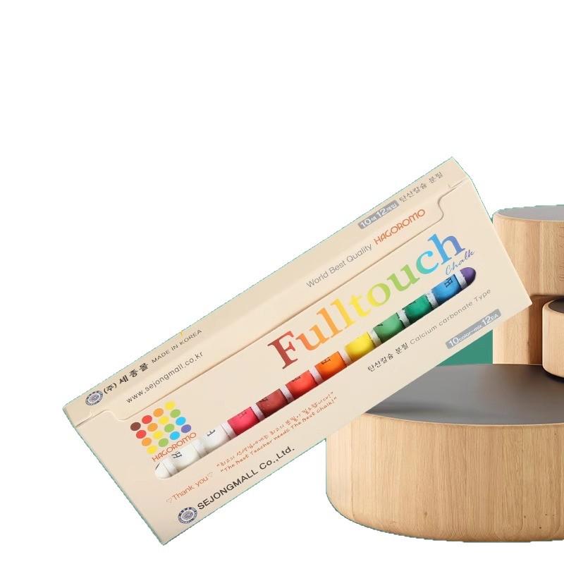 HAGOROMO Dust-Proof Colored Chalk for Kids and Teachers