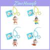 Crayon Shinchan Summer Series Keychain With Resin Material For Anime Fans And Collectors