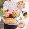 25Pcs 5cm Color Mix Silk Rose Daisy Artificial Flower Bulk for Diy Crafts Wreath Home Wedding Party Hair Cap Dress Decorations