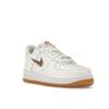 Nike Air Force 1 Jewel Farbe des Monats - Weiß Bronze Herren Sneaker Gummi-Hellbraun FN5924-103