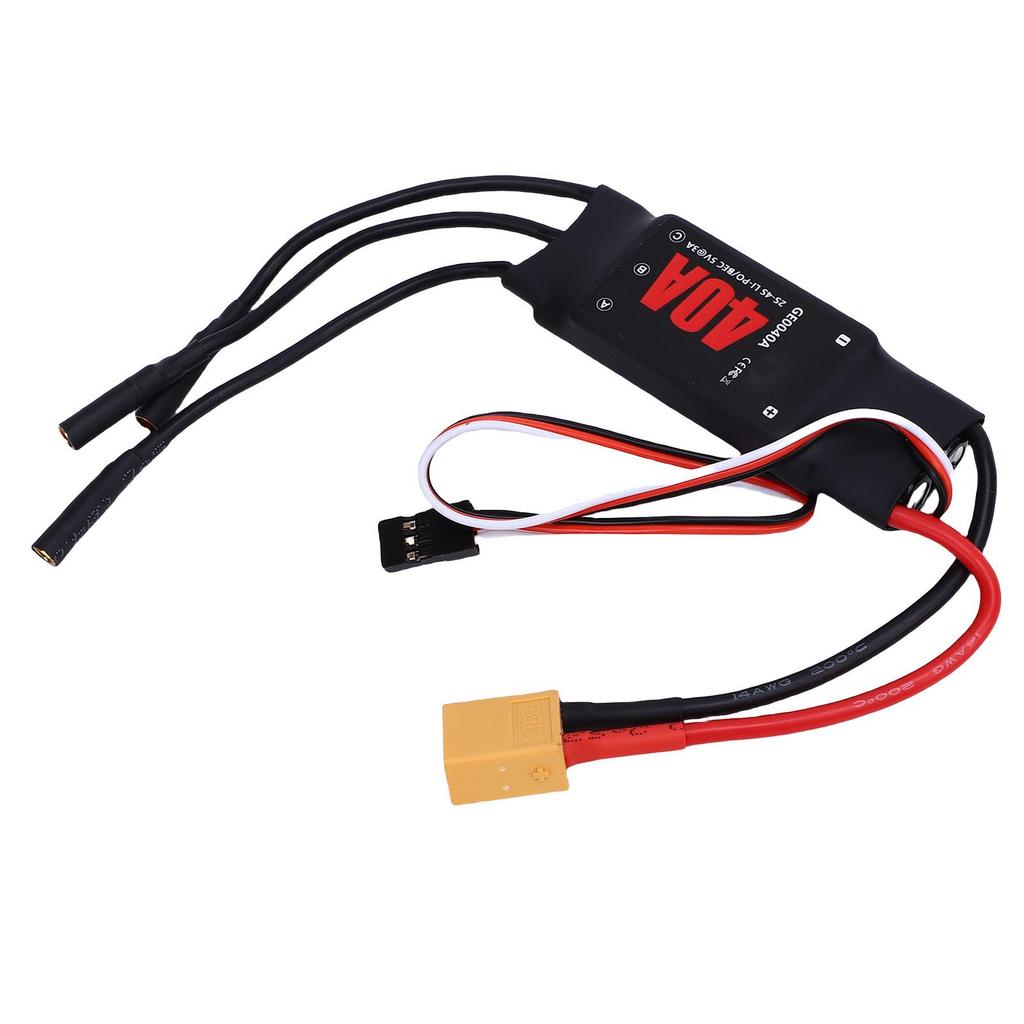 RC Brushless ESC with 5V 3A BEC 40A 2 3S Electronic Speed Controller for RC Airplane Aircraft Helicopter