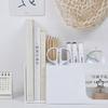 Multi-functional Storage Box Retractable Desktop Stationery Book Pen Holder Stand Cosmetics Makeup Tools Organizer