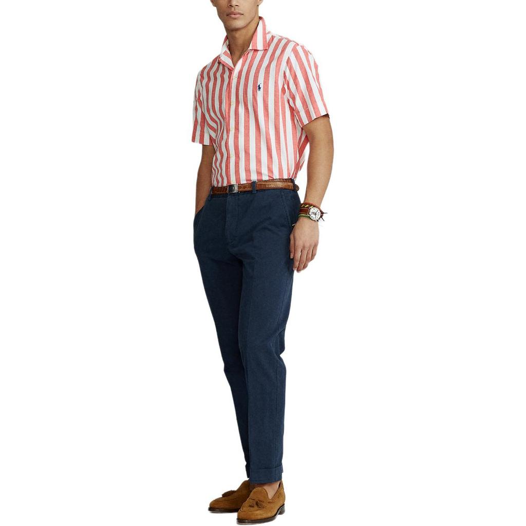 Polo Ralph Lauren Shirts Men's Red Lapel Moderate Other 710833996-003