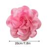 Large Flower Corsage Silky Satin Lapel Pin Camellia Brooch Romantic Wedding Flower Brooch For Shirts Lapel Skirts