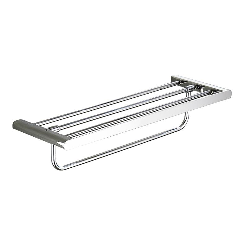 VGX Gold Badezimmer Handtuchhalter Edelstahl Handtuchständer Klappbar Beweglich Badehandtuchstange Badezimmer Hardware Zubehör Grau