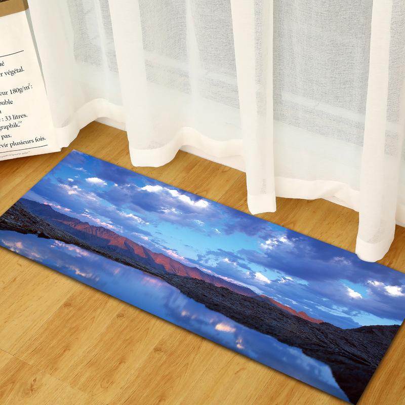 Kitchen Sand Wardrobe Shoe Cabinet Long Floor Mat