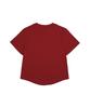 AMES-WORLDWIDE Round Hem Crop Tee Red