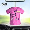 Dekoration in Form einer Krankenschwesteruniform, flaches Acryl-Hängeornament, Schlüsselanhänger, Anhänger, Geschenk für Krankenschwestern, Ärzte, Autotaschen-Dekoration