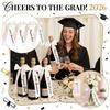 Class Of 2026 Graduation Champagne Bottle Ribbon Congratus Grad Graduation Party Wine Bottle Ribbon (No Bow Tied)