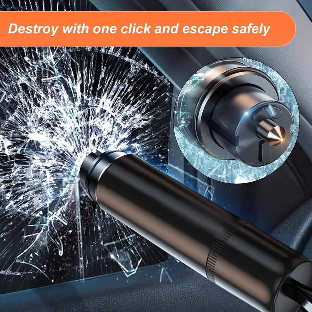Car Safety Hammer Emergency Escape Tool One Second Window Breaker Cutter Car Glass Breaker Life-Saving Emergency