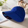 Breathable Open Top Sun Hat with Wraparound Sun Shade and Chin Cord for Hiking Fishing Travel and Summer Walks