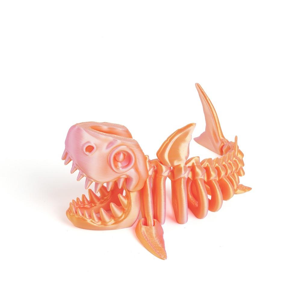 

Модель акулы, напечатанная на 3D-принтере ручной работы, многосуставная подвижная модель, акула, детские подарки Style 1