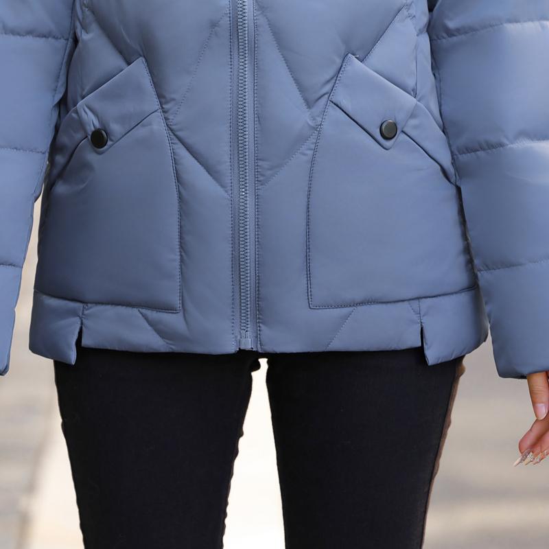 Middle Age Women's Short Down Coats Winter Outerwears Elegant Loose Thick Warm Lady Down Jackets