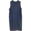 UNIVERSAL TISSU Navy Wool Sleeveless One-piece Dress Not Written NavyUsed