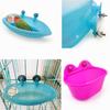 Sturdy Pet Bird Plastic Bath Tub | Fun-Focused & Cleverly Designed, Mirror-Included | For Home Use