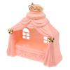 1/12 Dollhouse Mini Princess Bed Model Dollhouse Bedroom Furniture Decoration Dolls House Accessories Pretend Play Toys