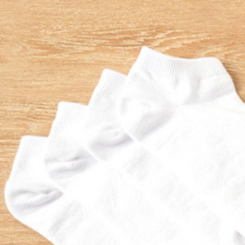 Popcorn   Kiki Women S baSic Short SockS White