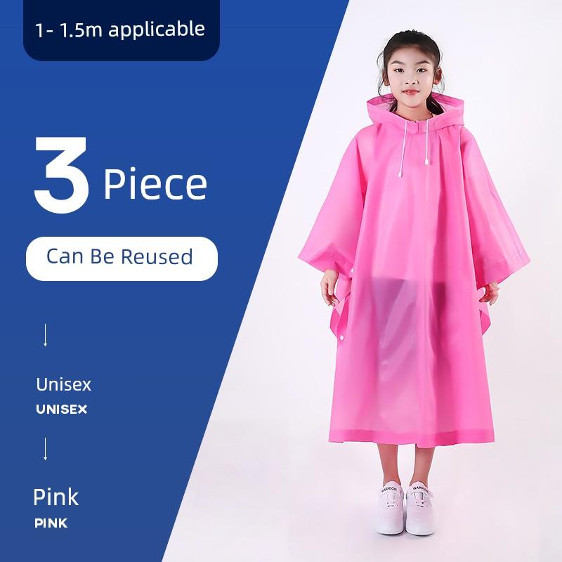 Children's Disposable Raincoat, Full-Body Portable Poncho for Kindergarten Students, Boys and Girls, Elementary School Students, with Thickened