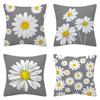 45*45Cm Flower Letter Print Cushion Cover Ployster Throw Pillows Sofa Home Decor Pillower Cover Decorative Pillowcase