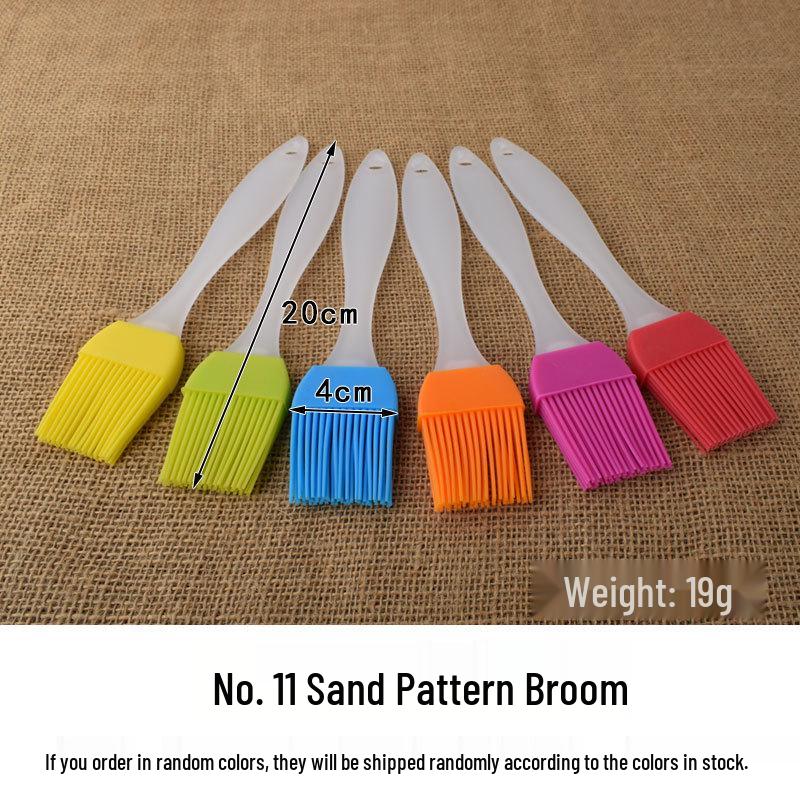 Silicone Bristle Brush for Sauces, Oil, Creams, Cake Baking, and BBQ