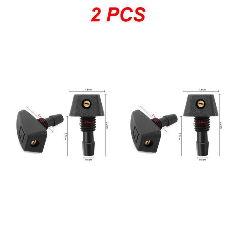 1/2/3PCS Water Nozzle Cover Adjustment Universal Fan-shaped Car Accessories Car Windshield Washer Durable Water Spray Nozzle