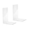 Acrylic Books Holders Table Picture Album Holders for Displaying Books Books Stand, Elegant Design Bookends Bookshelfs