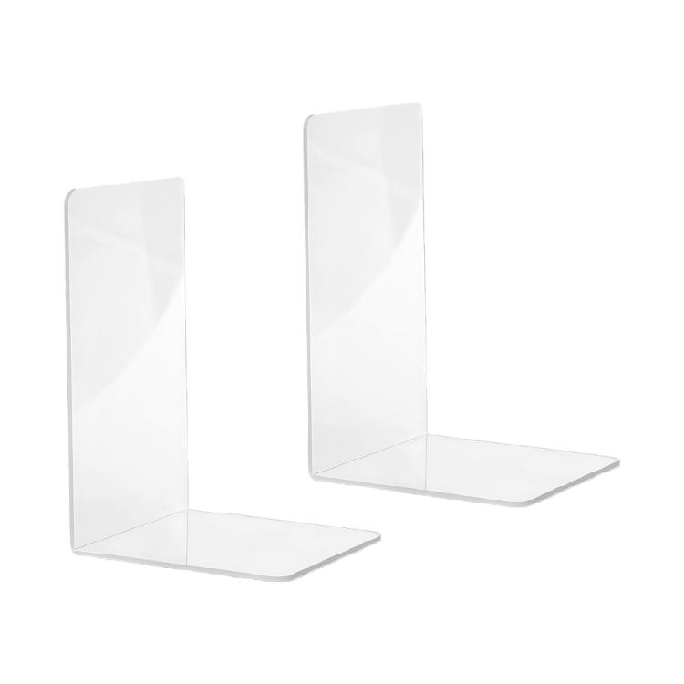 Acrylic Books Holders Table Picture Album Holders for Displaying Books Books Stand, Elegant Design Bookends Bookshelfs